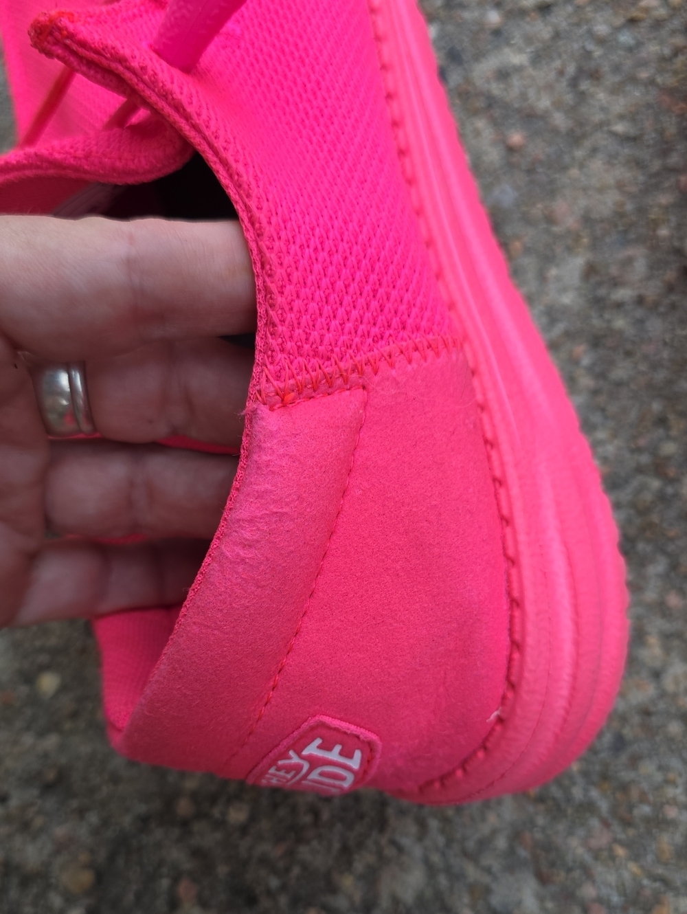 Hey Dude Wendy Funk Mono Electric Pink Casual Slip-On Shoes Size 8 - Picture 13 of 13